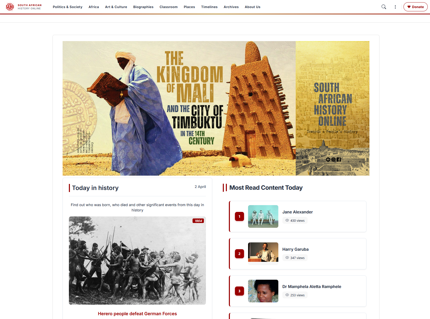 South African History Online